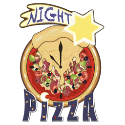 Night Star Pizza Service logo.